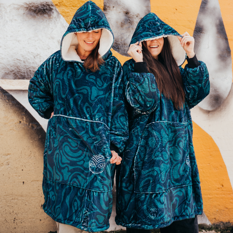 Blanket Hoodie | Liquid Flow Print – Shambhala Music Festival