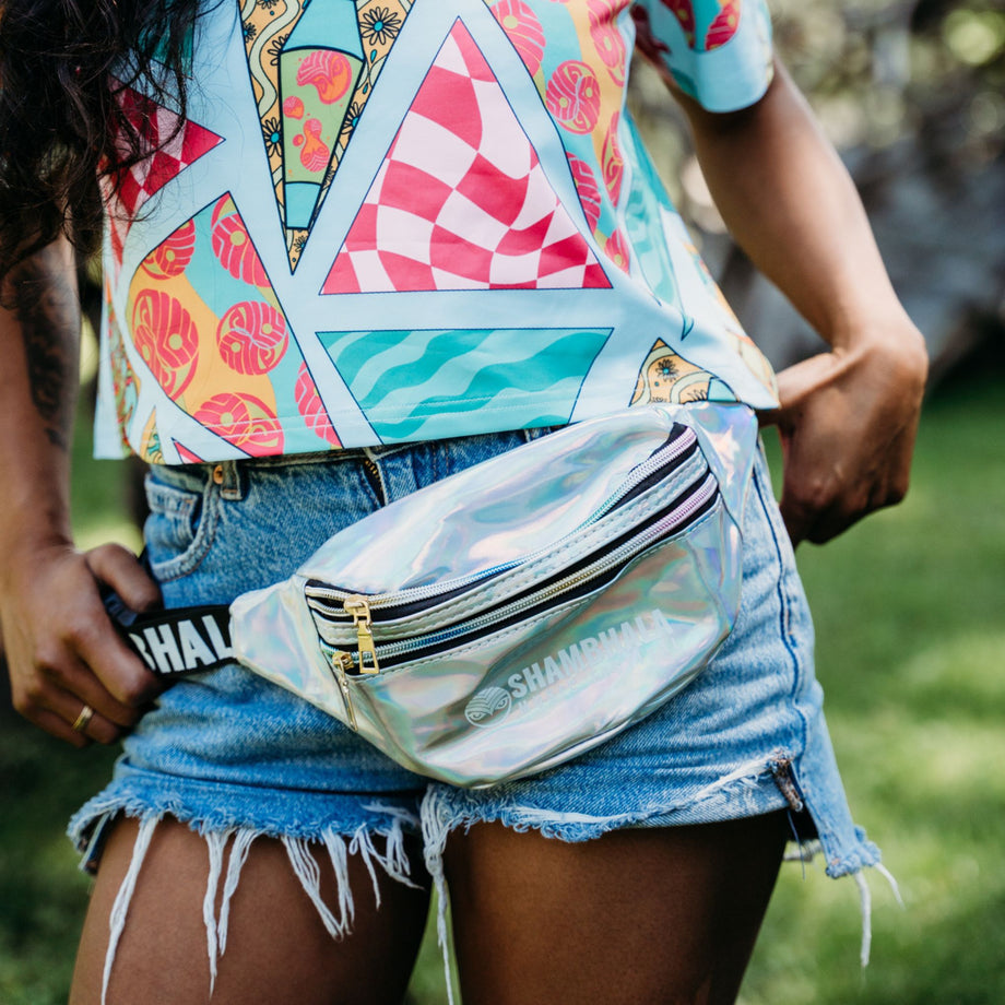 Hologram top fanny pack